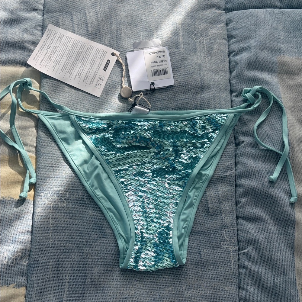 Liu Jo Aqua Turquoise Bikini Bottom with Tag
